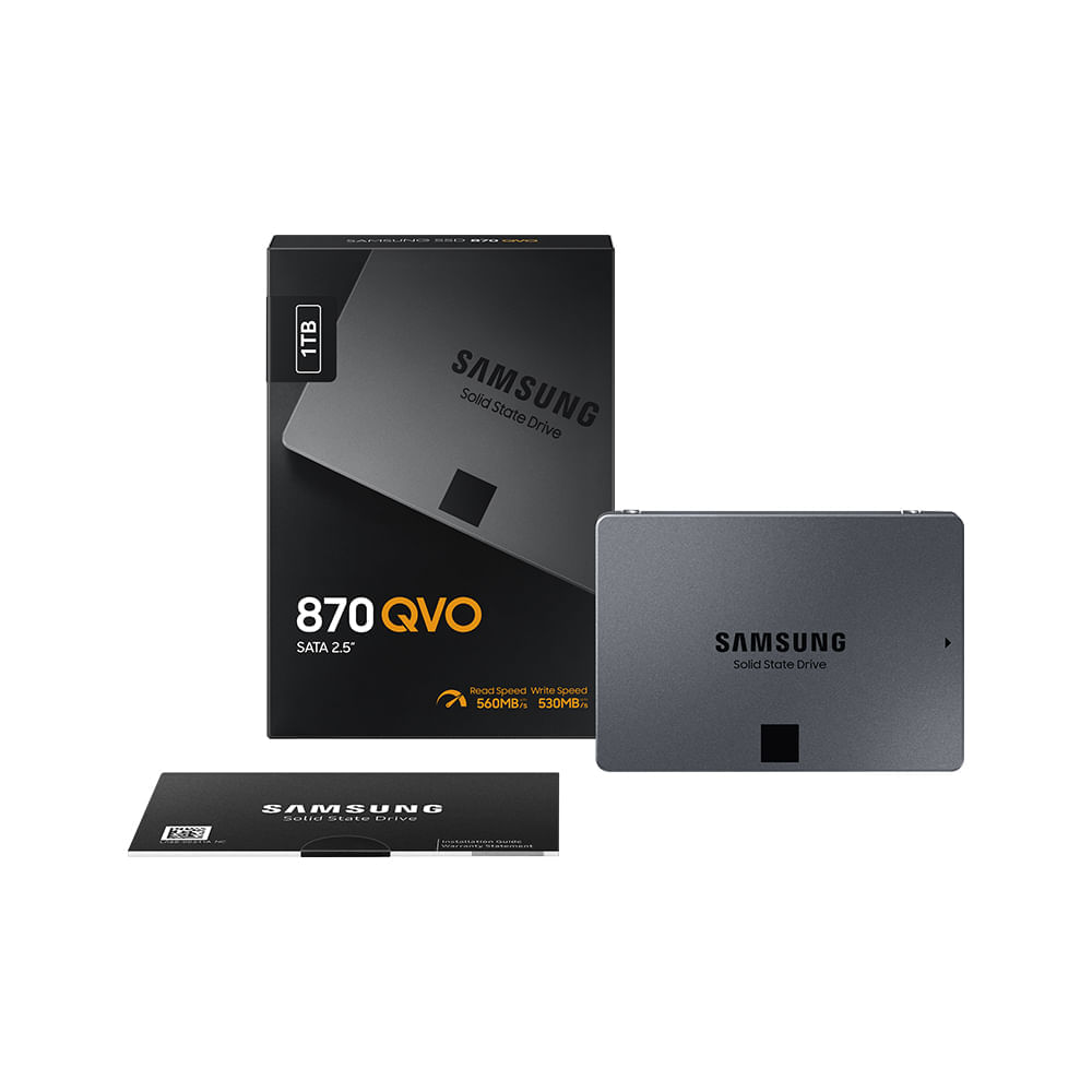 Memória Samsung Ssd 1Tb 870 Qvo Sata Iii 2.5”