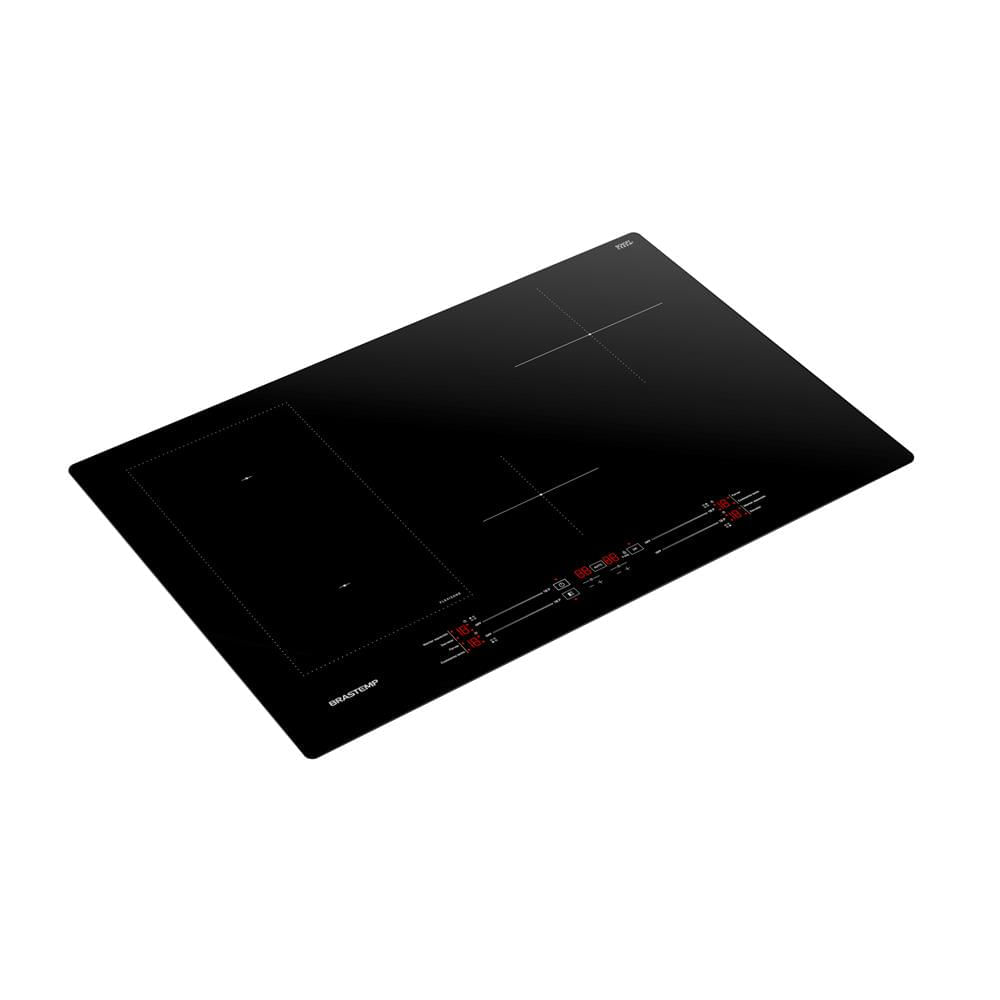 Cooktop 4 Bocas de Indução Brastemp com Flexizone Preto - BDJ77BE