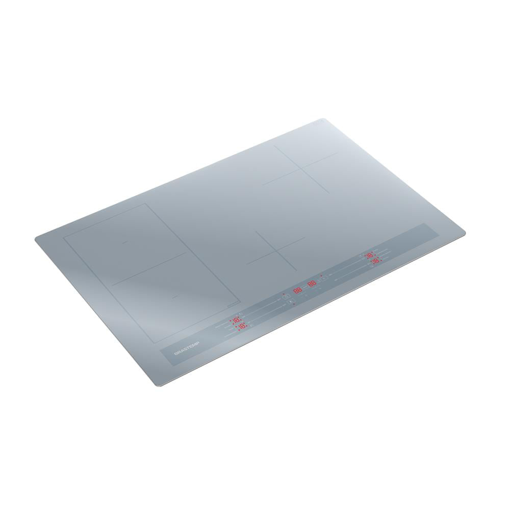 Cooktop 4 Bocas de Indução Brastemp com Flexizone Branco - BDJ77AB