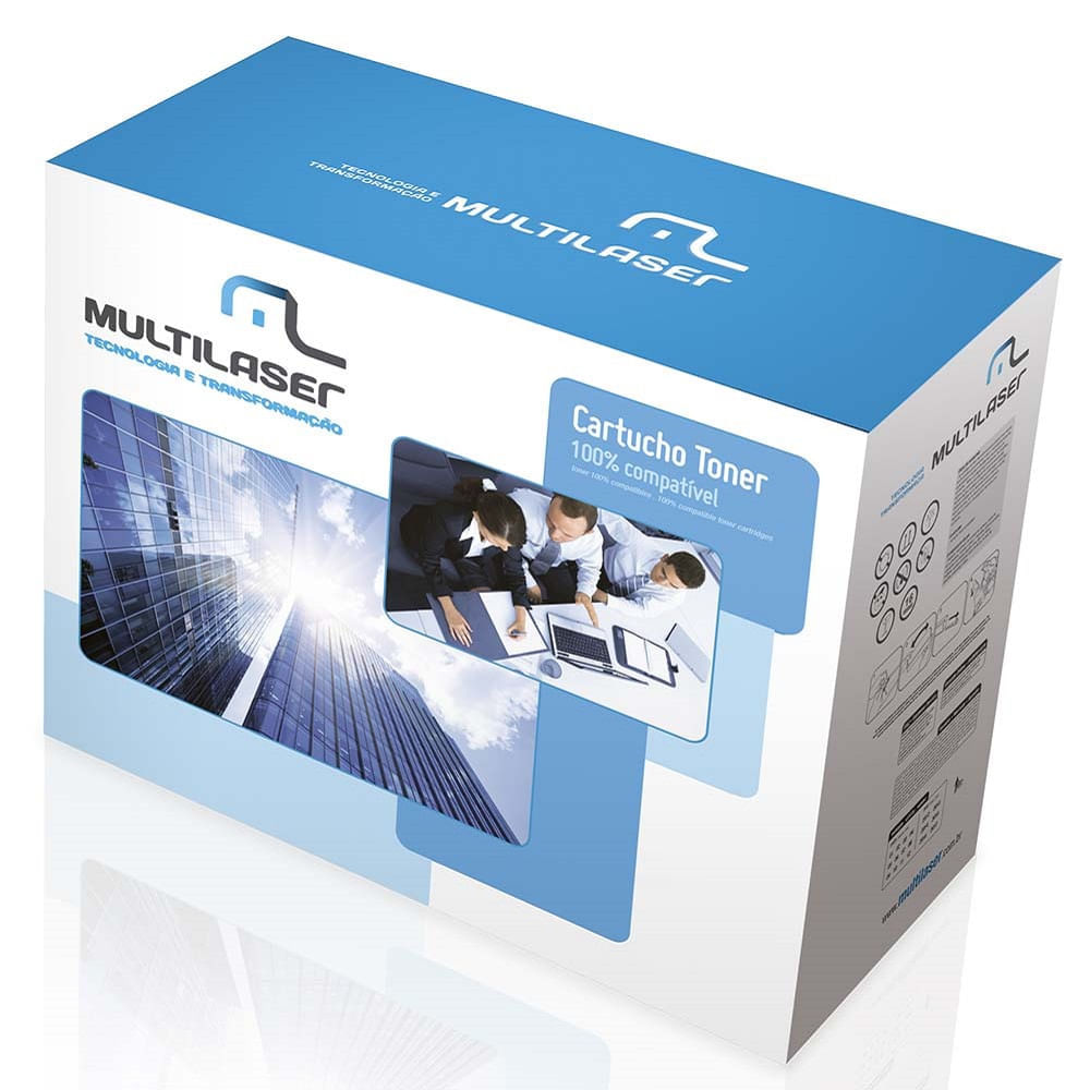 Cartucho Toner Hp Universal 285/435/436 Preto Multilaser - Ct0301out [Reembalado]