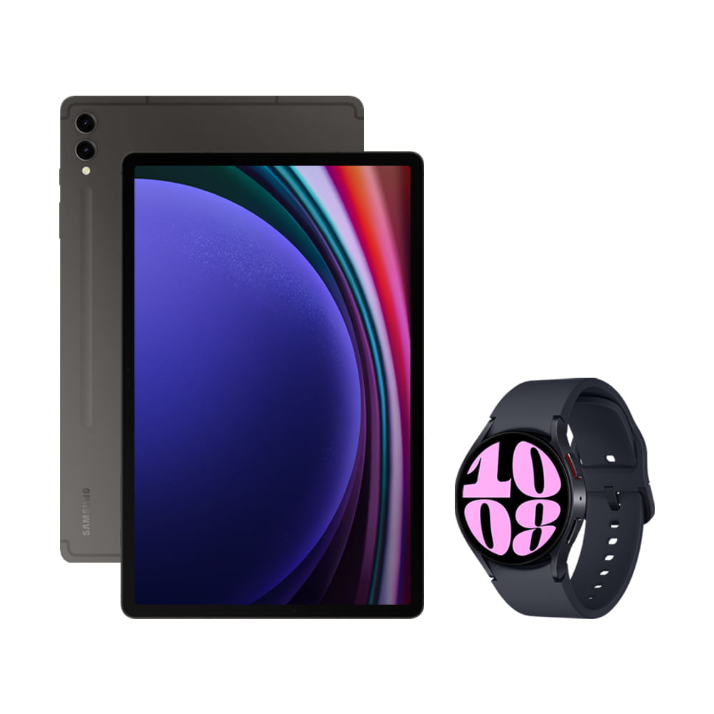 Tab S9+ - 512Gb - Grafite + Galaxy Watch6 Bt 40mm - Grafite Combo
