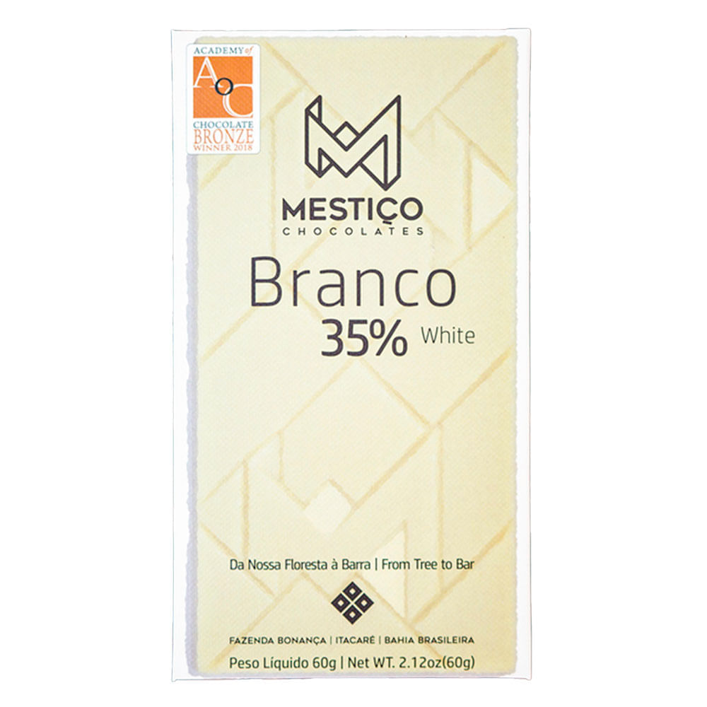 Chocolate Branco 35% Mestiço 60G