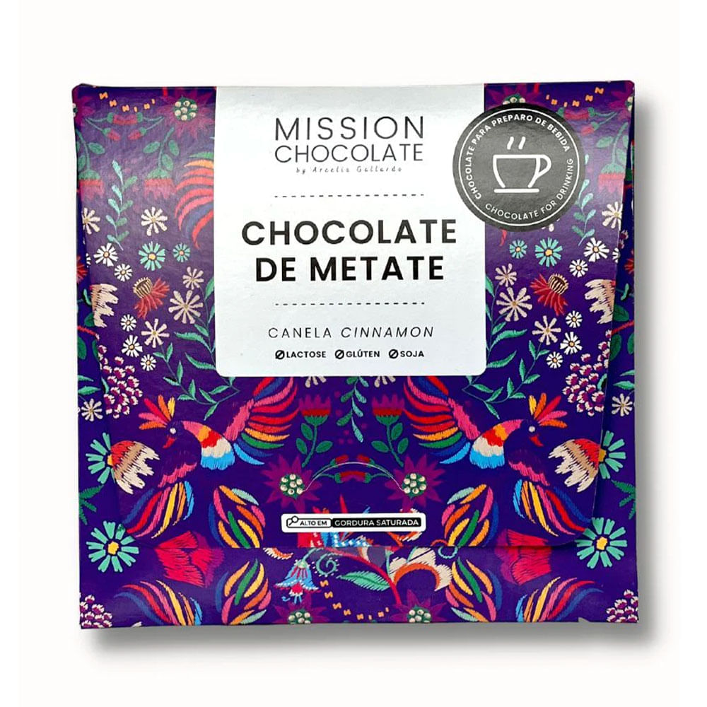 Chocolate De Metate Canela Cinnamon Mission Chocolate 60G