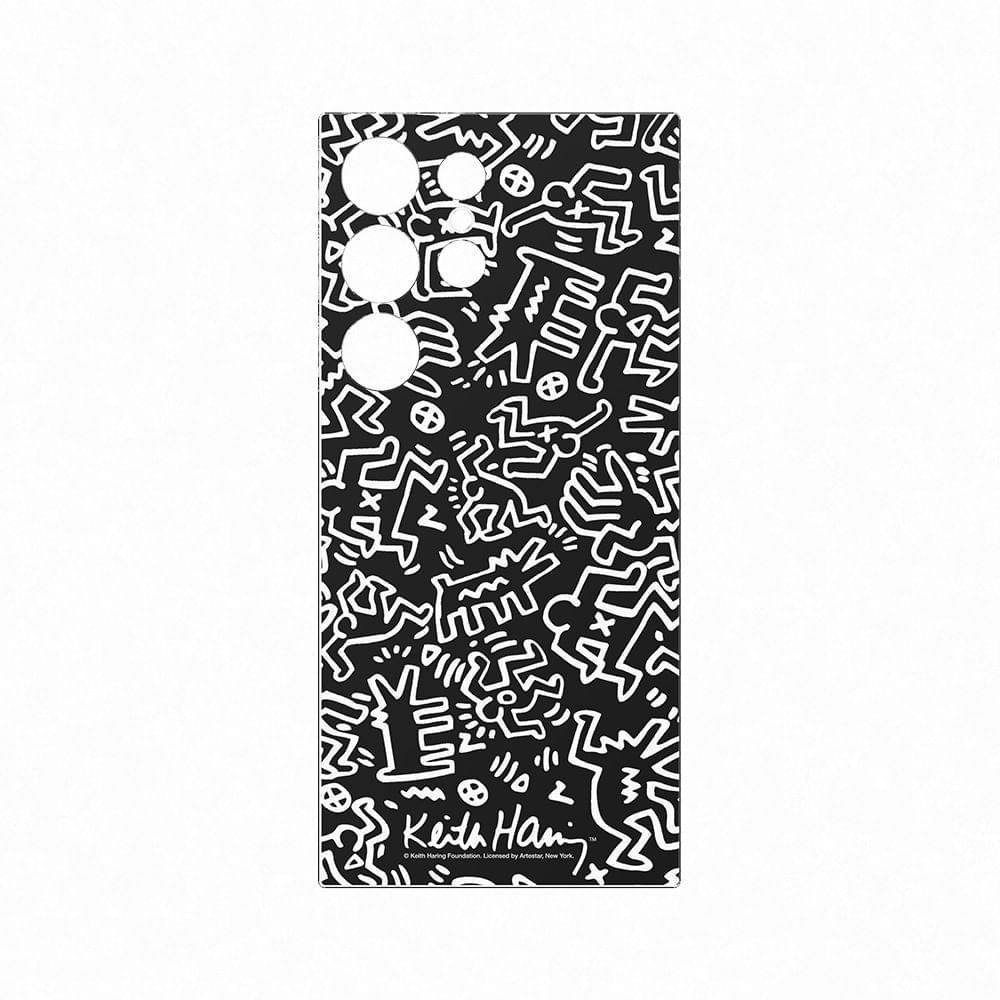 Cartão Flipsuit Keith Haring Galaxy S24 Ultra Preto