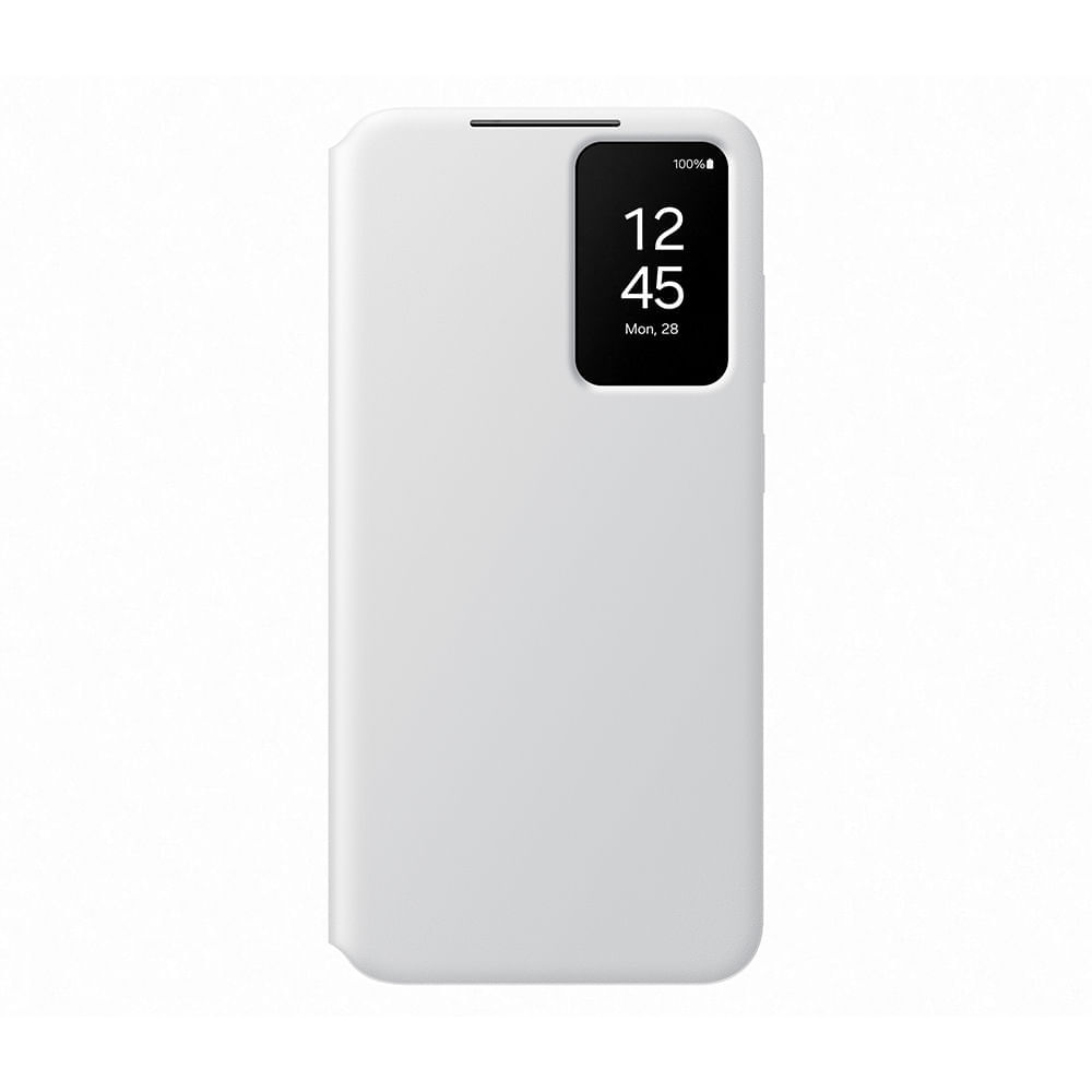 Capa Protetora Clear View Galaxy S24+ Branca