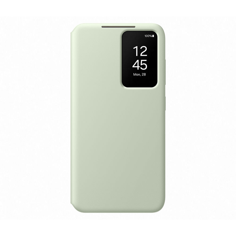 Capa Protetora Clear View Galaxy S24 Verde Claro