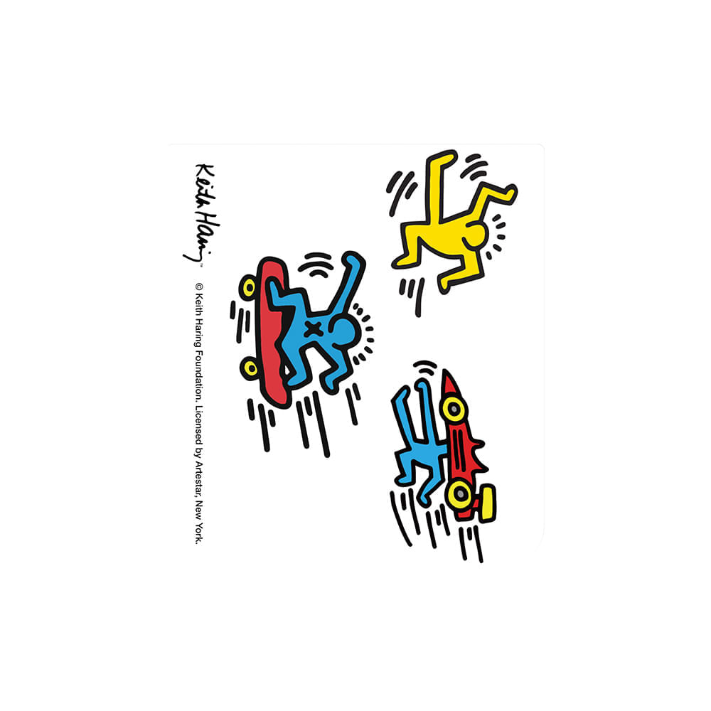 Cartão Flipsuit Keith Harring Branco