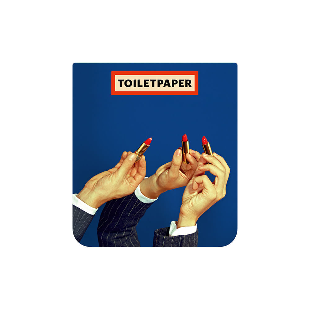 Cartão Flipsuit Toiletpaper Azul Marinho