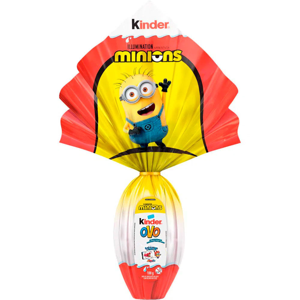 Ovo De Páscoa Kinder Minions 100G