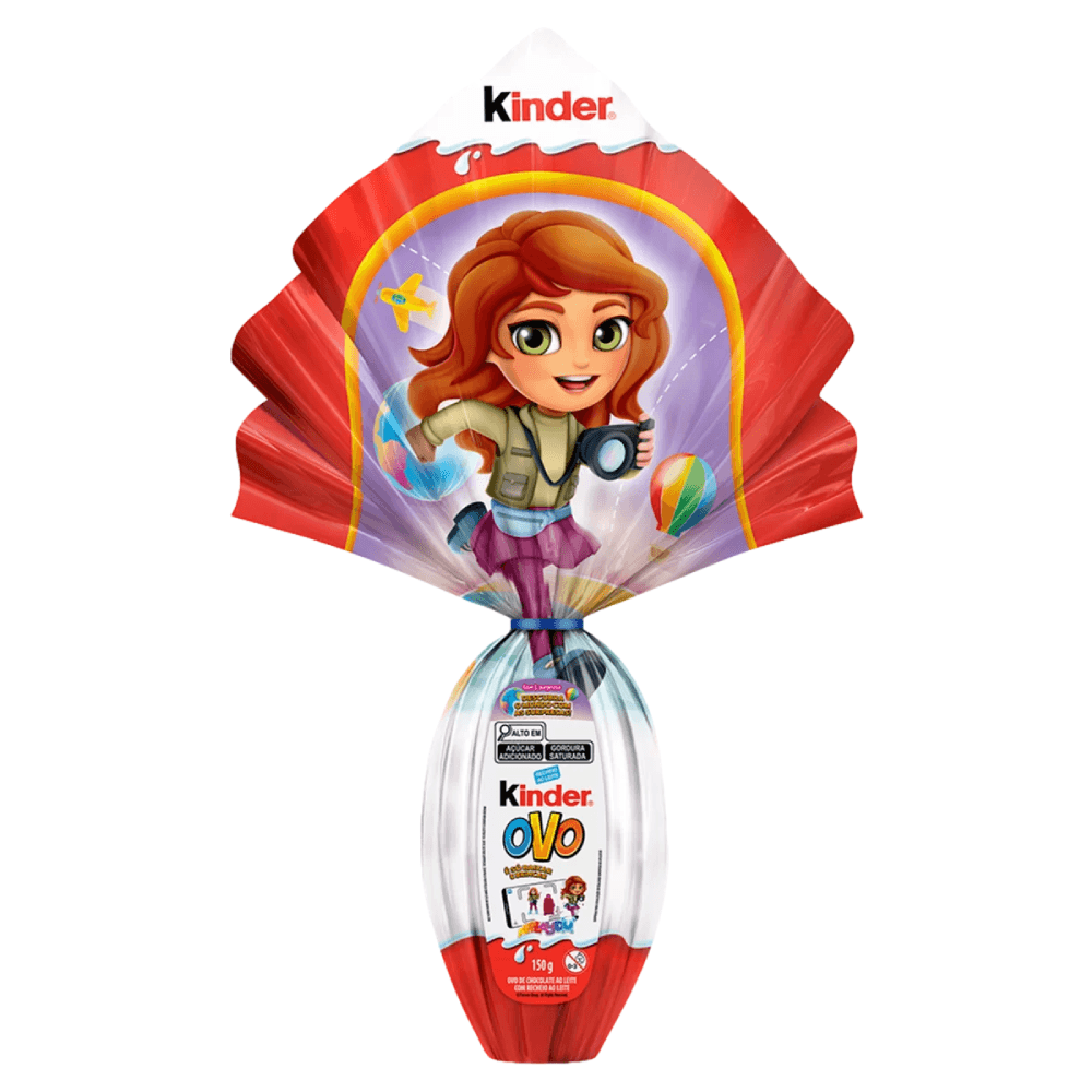 Ovo De Páscoa De Chocolate Ao Leite Kinder 150G