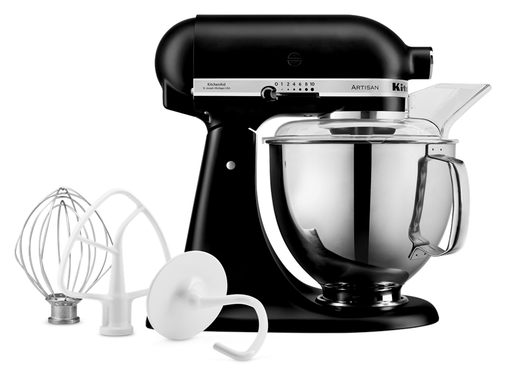 Batedeira KitchenAid Artisan Black Matte - KEA30CP - Outlet 110V