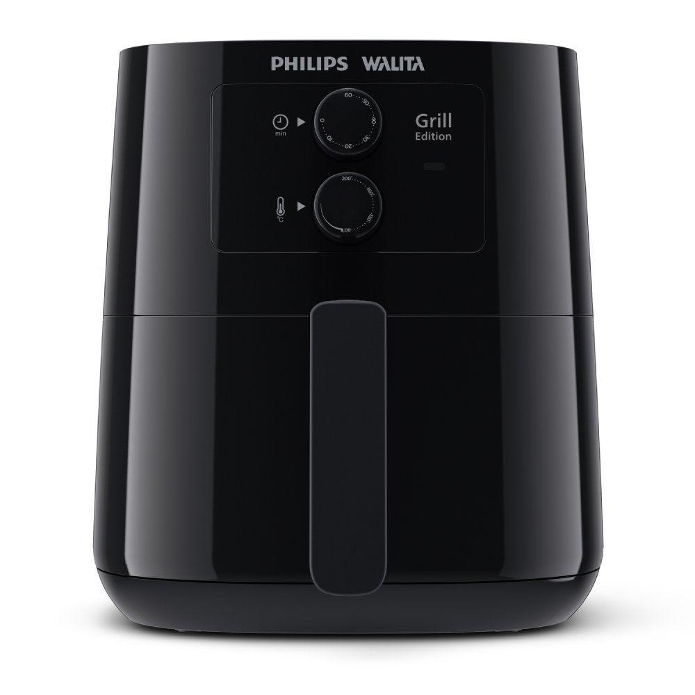 Fritadeira Airfryer Philips Walita Série 3000 Grill Edition 4,1L Preta 1400W 127V Hd9202 110V