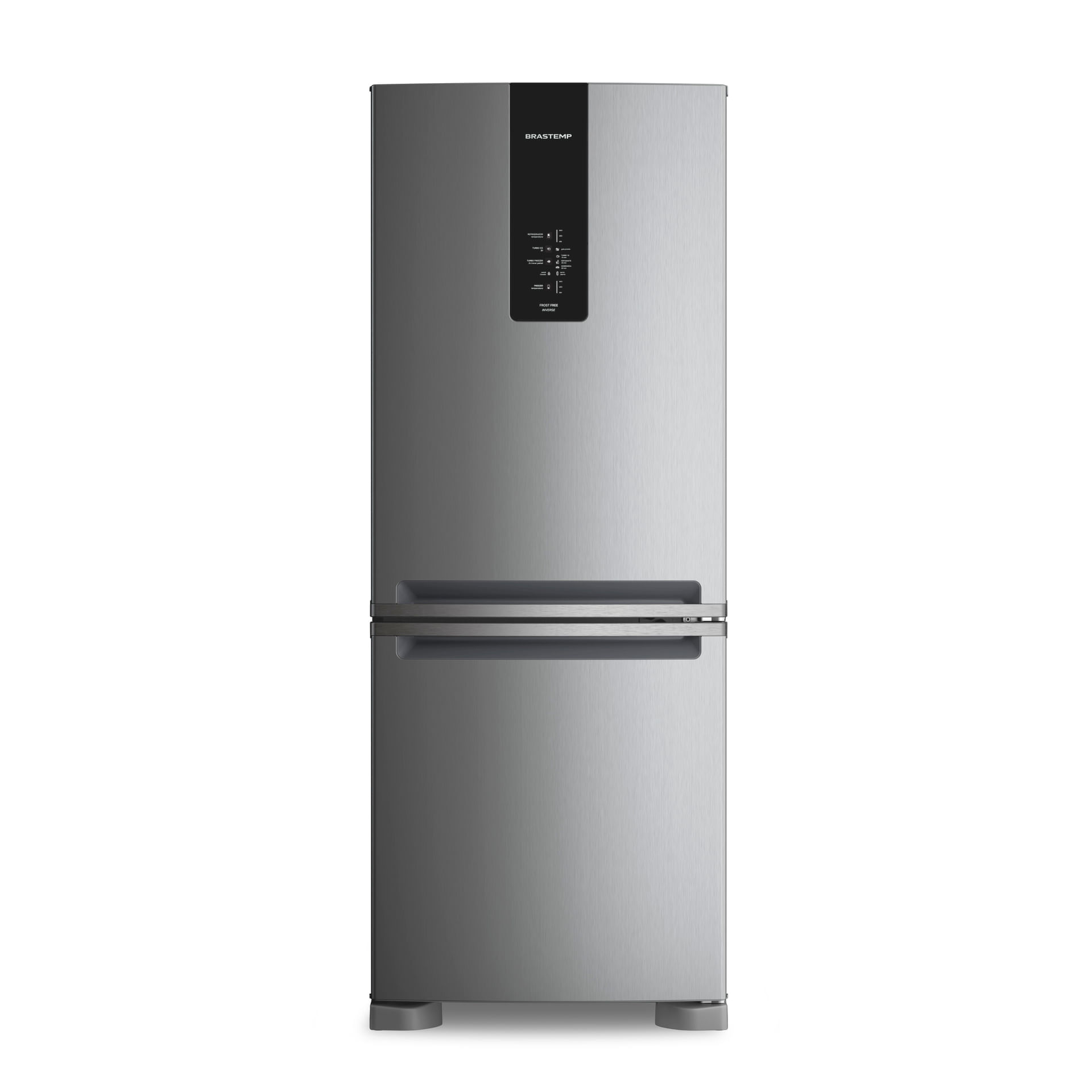 Geladeira Frost Free Brastemp Inverse 447 litros cor Inox Outlet - BRE57FK_OUT