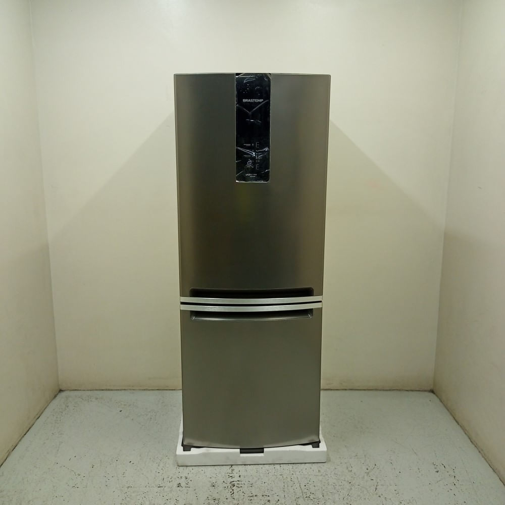 Geladeira Brastemp Frost Free Inverse 443 Litros Cor Inox Com Turbo Ice - Bre57akas3_Wbom_Je4274709 110V