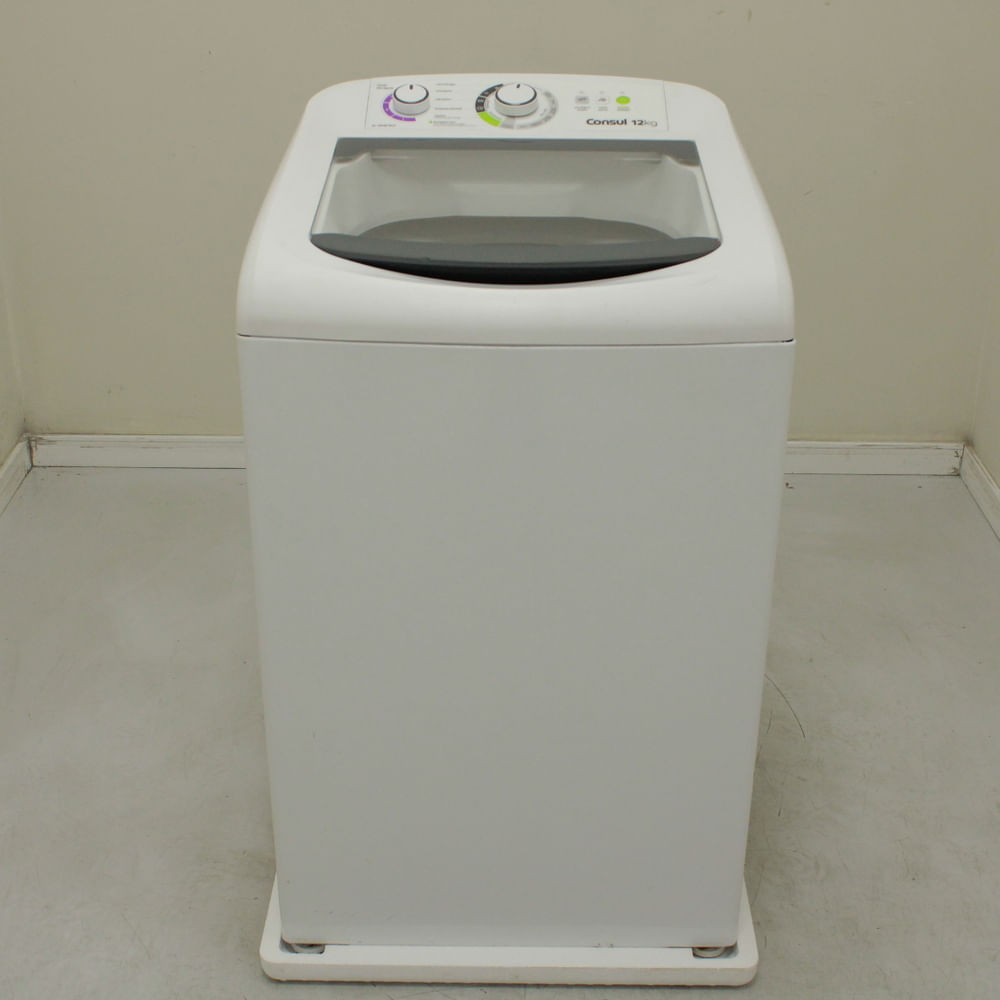 Máquina De Lavar Consul 12 Kg Branca Com Dosagem Econômica E Ciclo Edredom - Cwh12bbbs3_Wbom_Ce4300466 220V