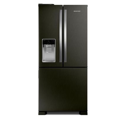 Geladeira Frost Free Brastemp French Door 515 litros cor Black Inox - BRH85AE 220v