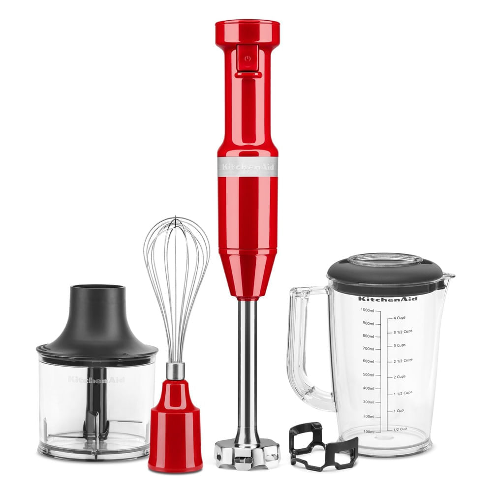 Mixer De Mão Com Acessórios E Velocidade Variável Kitchenaid Empire Red - Keb54av 110V