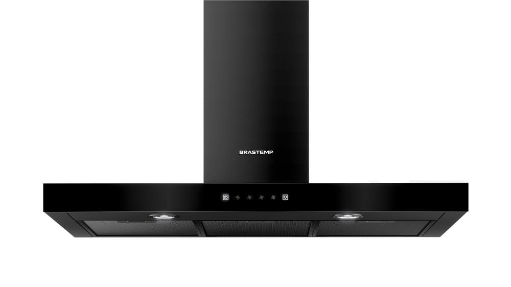 Coifa De Parede Brastemp Eclipse Collection 90cm Com Painel Touch On Glass - Bae90ap 220V