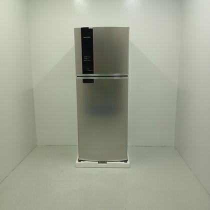 Geladeira Brastemp Frost Free Duplex A+++ 461 litros cor Inox com tecnologia Turbo Control e Fresh Box - BRM56FKBS2_WOTIMO_JI4193136 220V