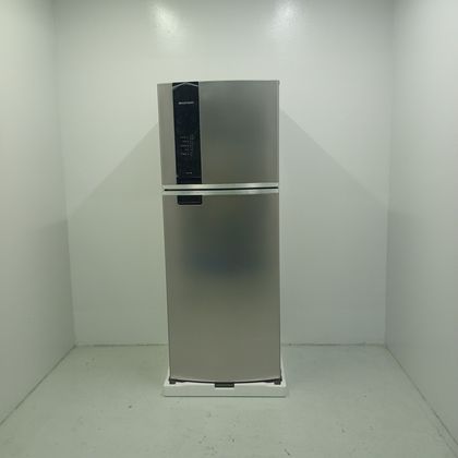 Geladeira Brastemp Frost Free Duplex 462 litros cor Inox com Turbo Control  - BRM56BKAS2_WOTIMO_JI4297599 110V